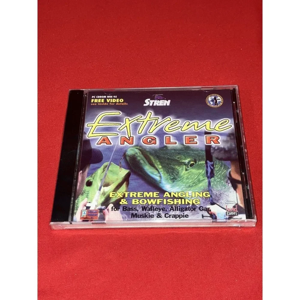 Vintage Stern Extreme Angler PC Game Angling &‎ Bowfishing Win 95 CDROM Base